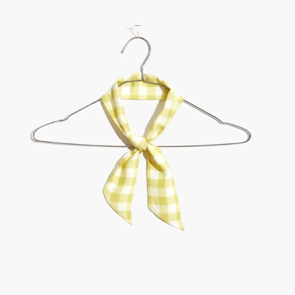 NWOT Madewell Silk Skinny Bandana yellow